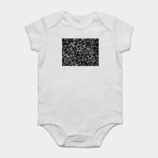 Black gray splatter Baby Bodysuit